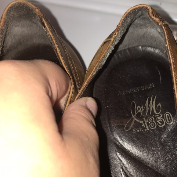 J & M Est. 1850 Conard Cap Toe Oxford Brown Wingtips Size 10.5 - Picture 14 of 15